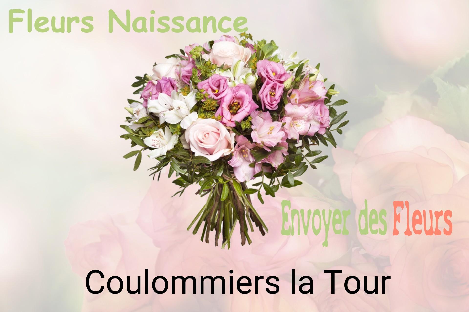 Bouquet de fleurs de naissance livré à Coulommiers-la-Tour